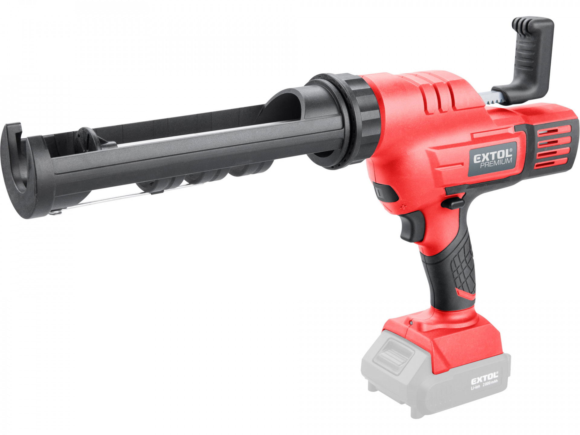 Extol 8891865 akkumulátoros kinyomópisztoly (akku és töltő nélkül) termék fő termékképe
