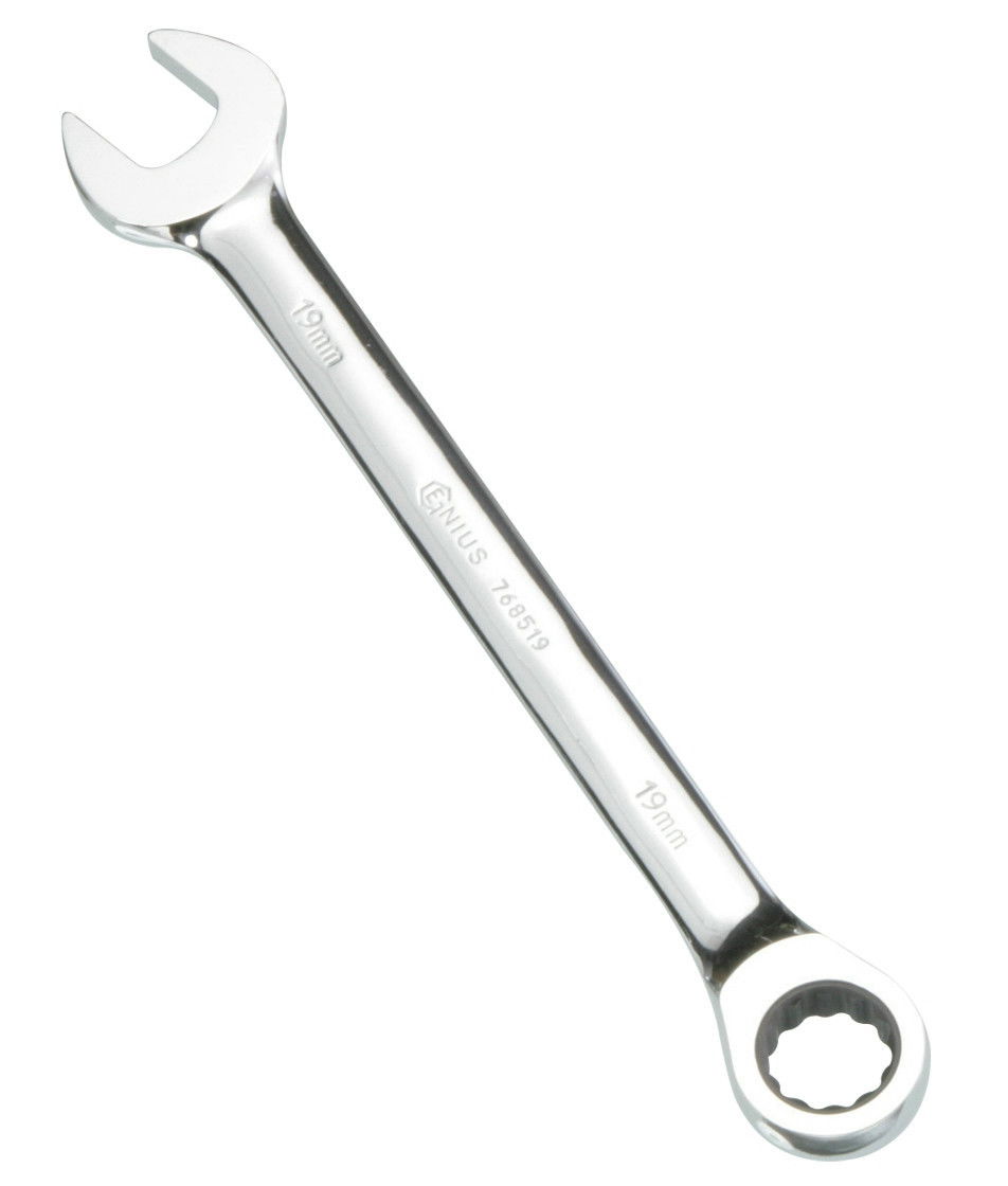 Genius Tools 768527 csillag-villáskulcs, racsnis, 27 mm termék fő termékképe