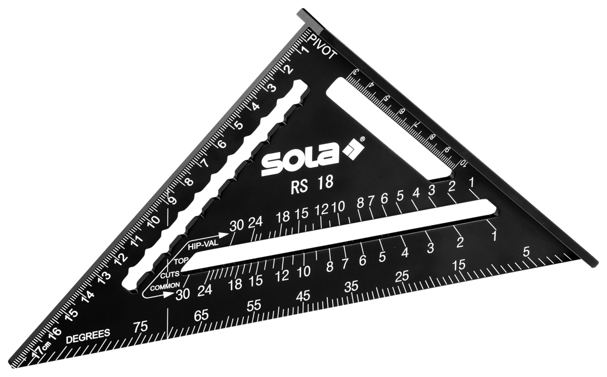 Sola RS 18 szögmérős ácsderékszög, (185 x 185 mm) termék fő termékképe