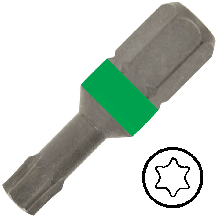 KENNEDY TX30 Torx négyszög csavarhúzó bit 1/4" hatszög illesztéssel, 25 mm termék fő termékképe