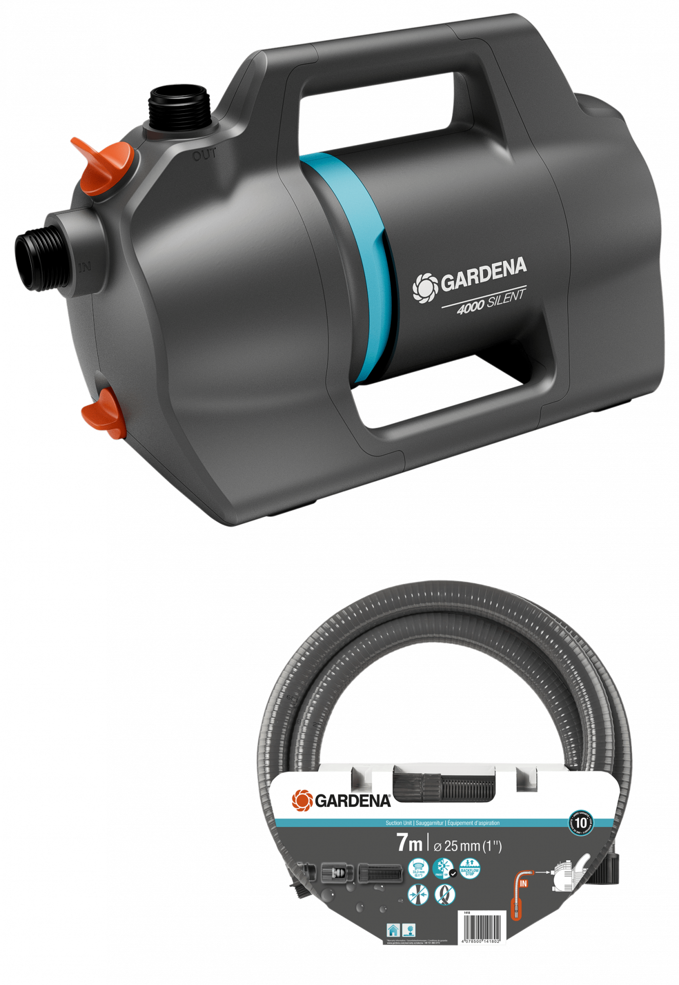 Gardena SILENT 4100 kerti szivattyú készlet termék fő termékképe