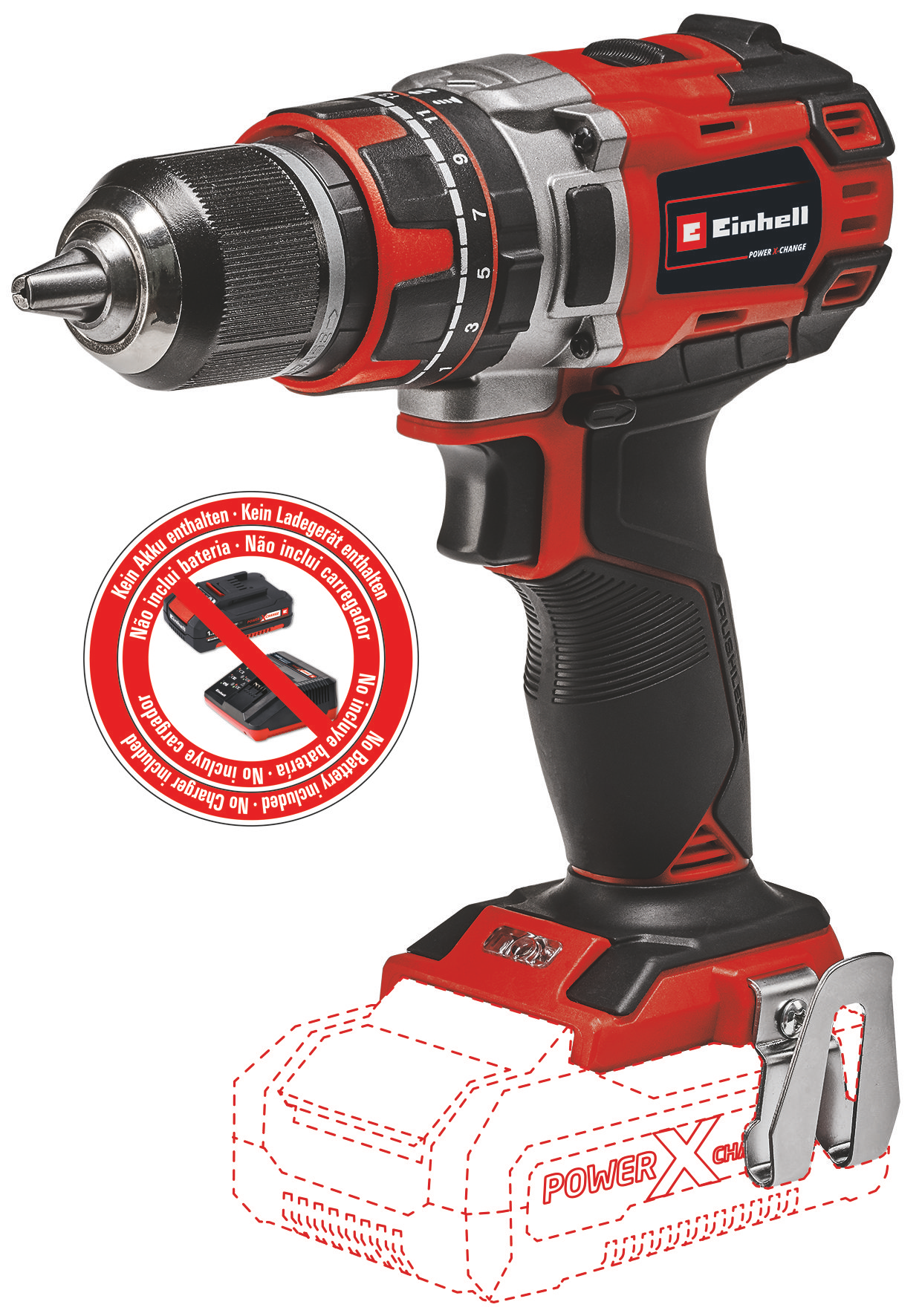 EINHELL TP-CD 18/50 Li-i BL Solo akkus ütvefúró-csavarozó (akku és töltő nélkül) termék fő termékképe
