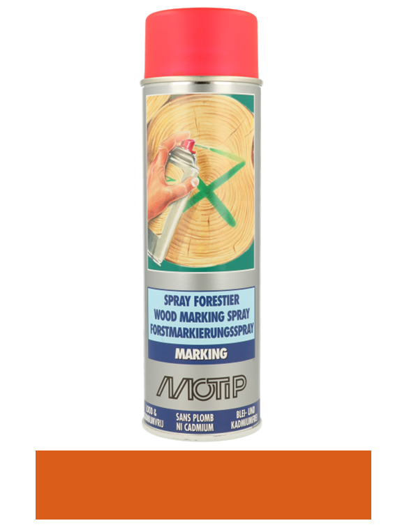Motip Jelölő festék spray fára, narancssárga, 500 ml termék fő termékképe