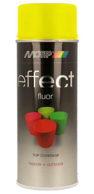 Motip DECO EFFECT fluoreszkáló festék spray, sárga, 400 ml termék fő termékképe