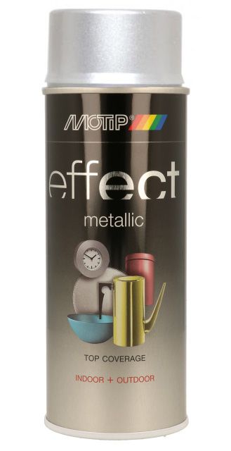 Motip DECO EFFECT metálfényű festék spray, ezüst, 400 ml termék fő termékképe