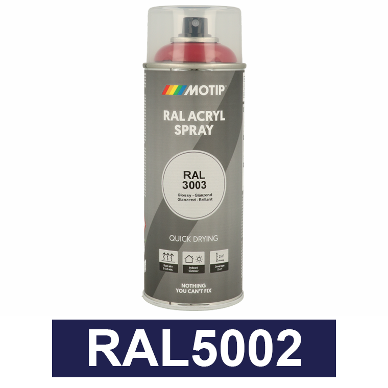 Motip Ipari festék spray, RAL5002, 400 ml termék fő termékképe