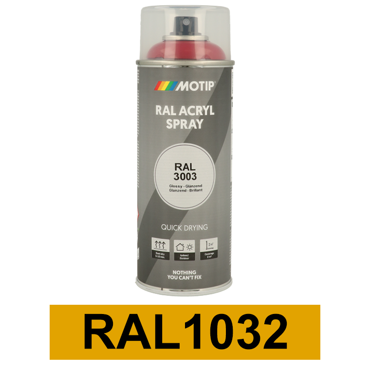 Motip Ipari festék spray, RAL1032, 400 ml termék fő termékképe