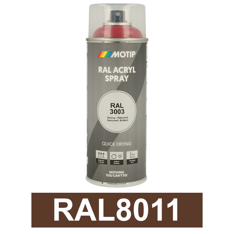 Motip Ipari festék spray, RAL8011, 400 ml termék fő termékképe