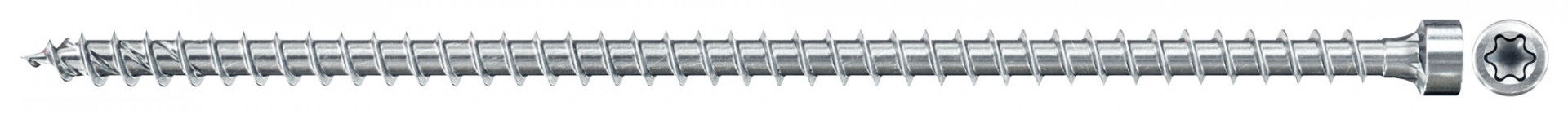 Fischer FPF II CHTF 10.0 x 400 BC 25 hengeres fejű, kékre horganyzott, végigmenetes szerkezetépítő csavar TX behajtással, 25 db/csomag termék fő termékképe