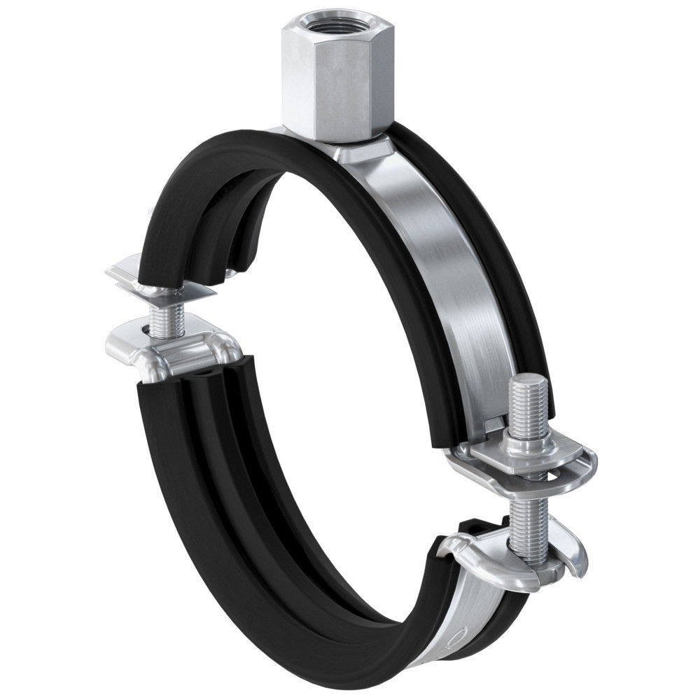 Fischer FRS-L 94 - 100 M8 / M10 kétcsavaros gumibetétes csőbilincs, 10 db/csomag termék fő termékképe