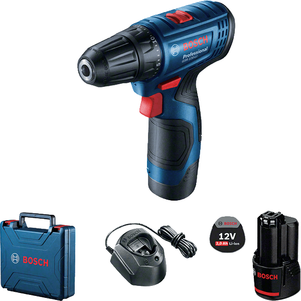 Bosch GSR 120-Li akkus fúró-csavarozó (2 x 2.0 Ah Li-ion akkuval) termék fő termékképe