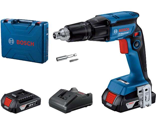 Bosch GTB 185-LI akkus szárazépítő csavarozó (2 x 2.0 Ah Li-ion akkuval, kofferben) termék fő termékképe