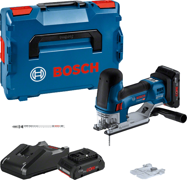 Bosch GST 18V-155 SC akkus szúrófűrész (2 x 4.0 Ah Li-ion akkuval, L-BOXX-ban) termék fő termékképe