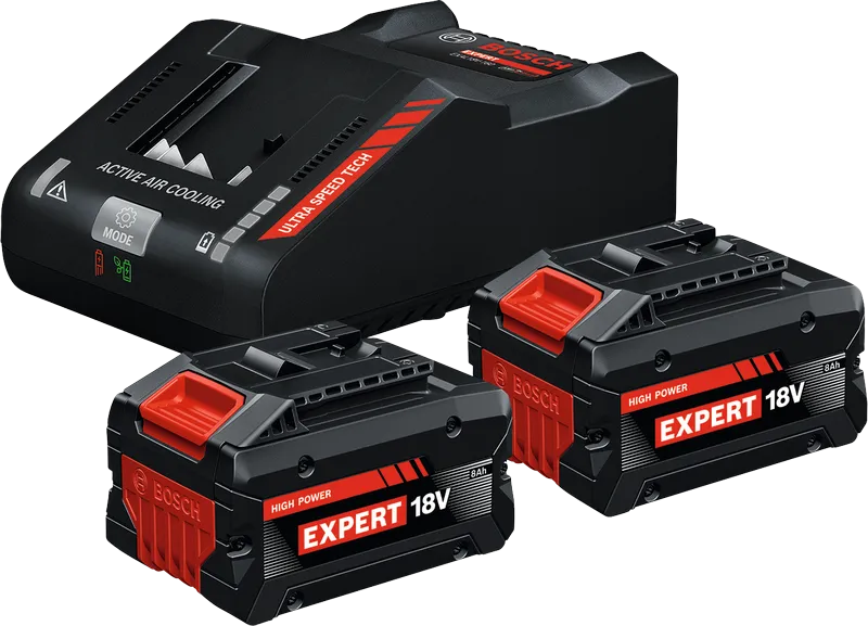 Bosch EXPERT 2 db EXBA18V-80 Li-ion akkumulátor + EXAL18V-160 gyorstöltő termék fő termékképe