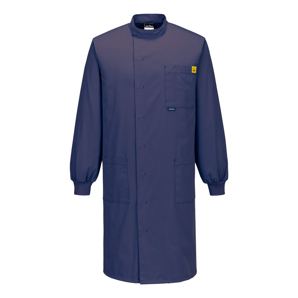 Portwest AS15 - Antisztatikus ESD köpeny, sötét tengerészkék termék fő termékképe