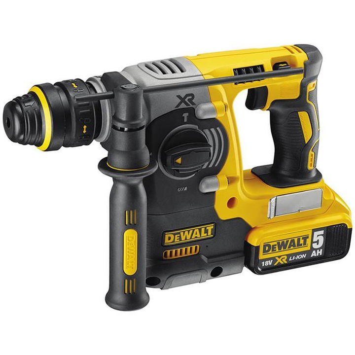 Dewalt DCH274P2 szénkefe nélküli akkus SDS-plus fúró-vésőkalapács (2 x 5.0 Ah Li-ion akkuval, kofferben) termék fő termékképe